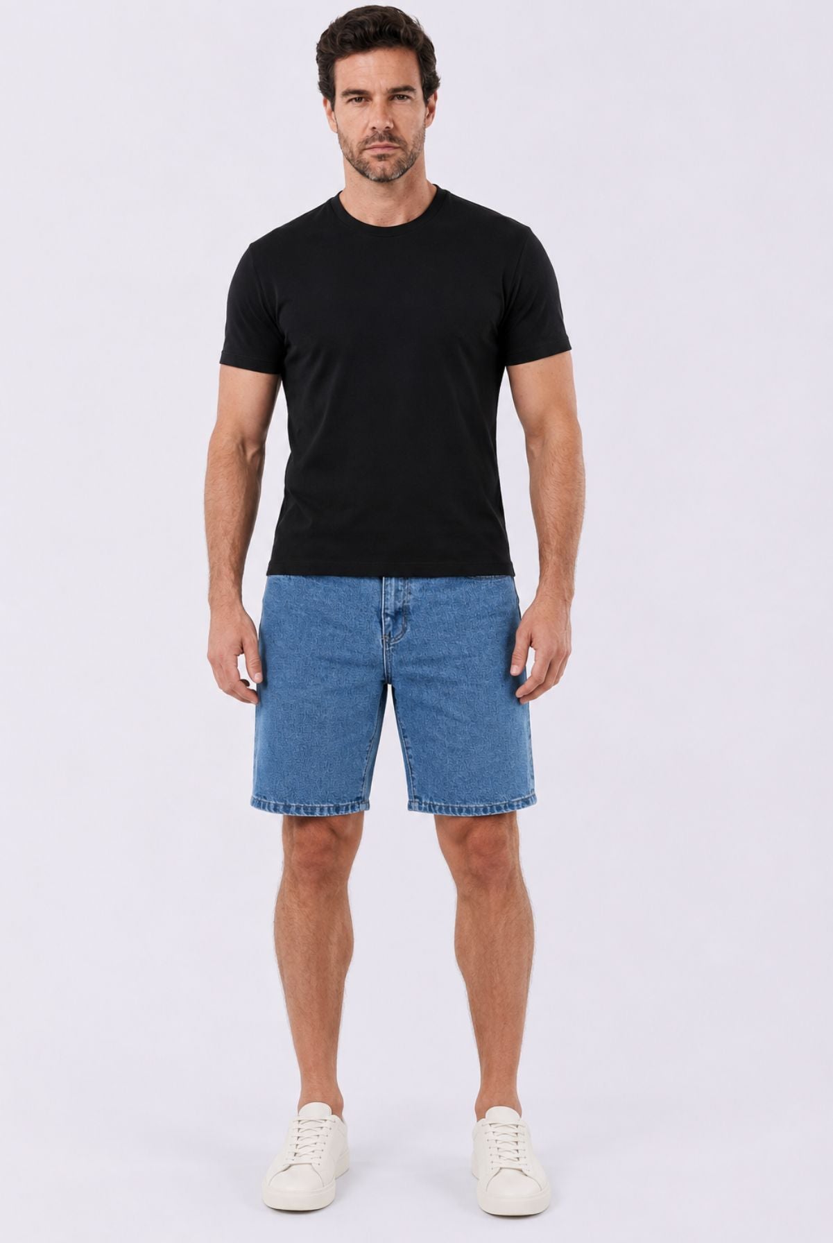 Bermuda Jeans Masculina Corte Reto