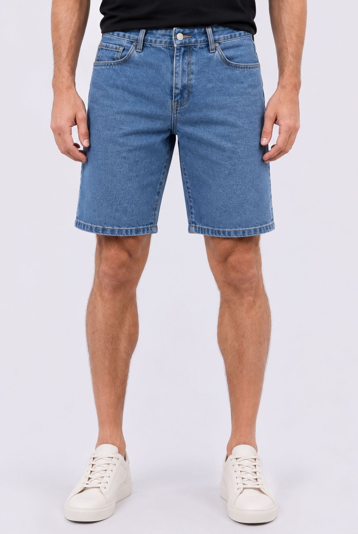 Bermuda Jeans Masculina Corte Reto