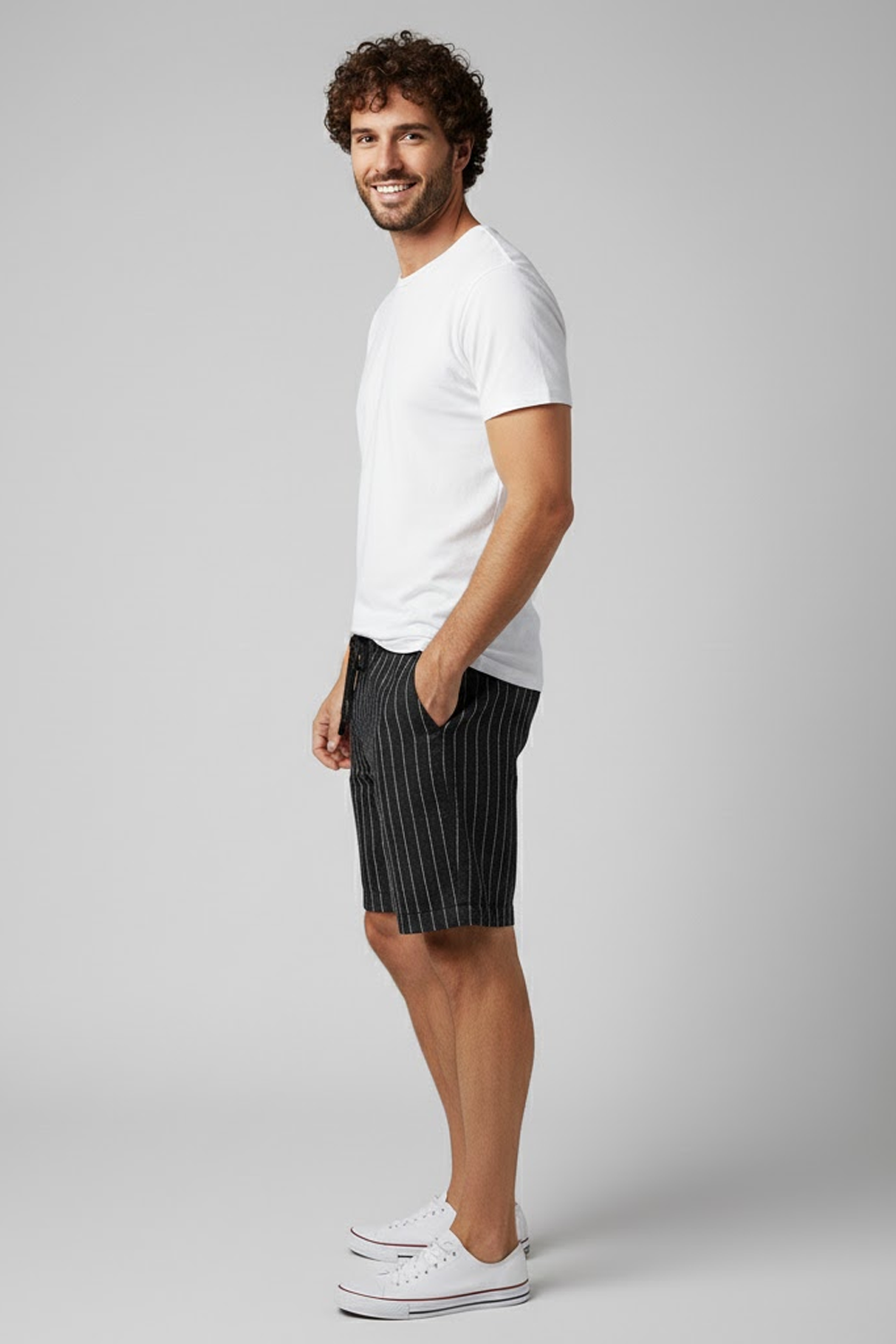 Bermuda Masculinha Linho Fiorinni Firenze