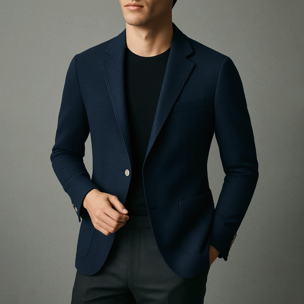 Blazer Masculino Fiorinni Noble Azul marinho