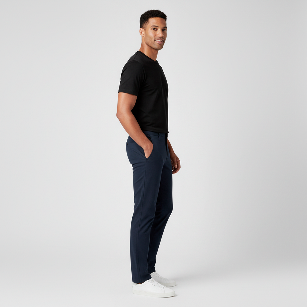 Calça Social Masculina Fiorinni azul marinho
