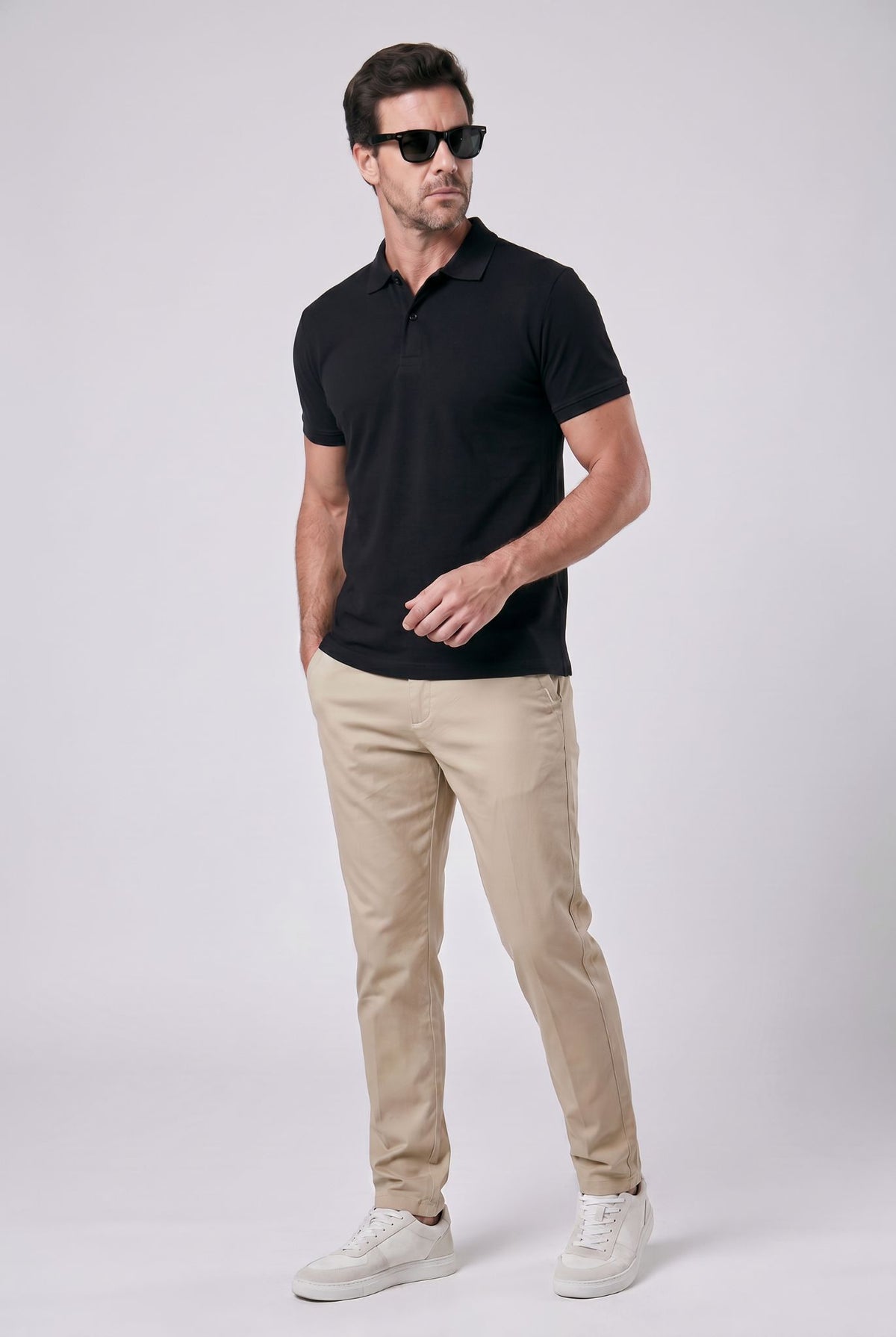 Calça Chino em Sarja Masculina Verona