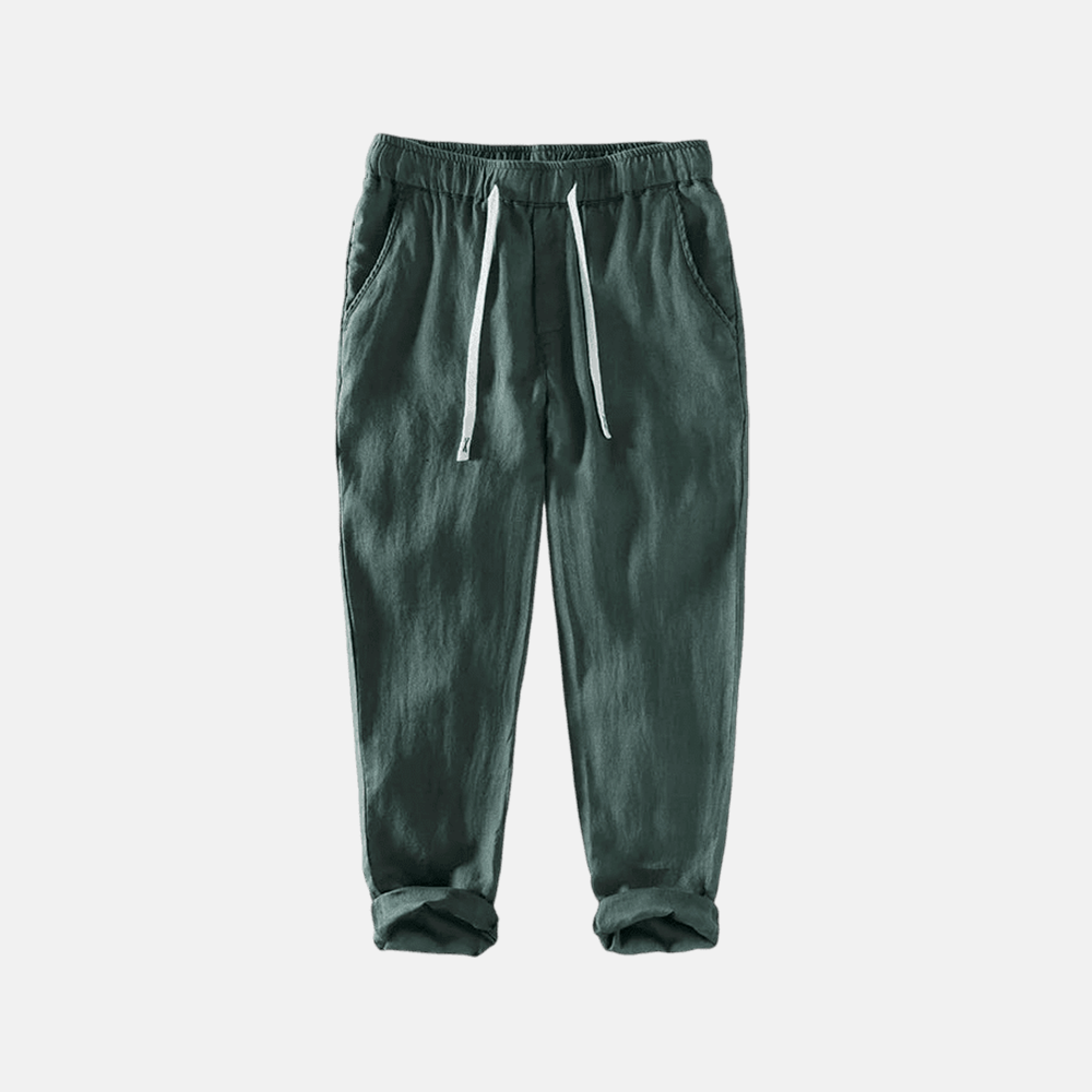Calça Linho Masculina Fiorinni F086 verde