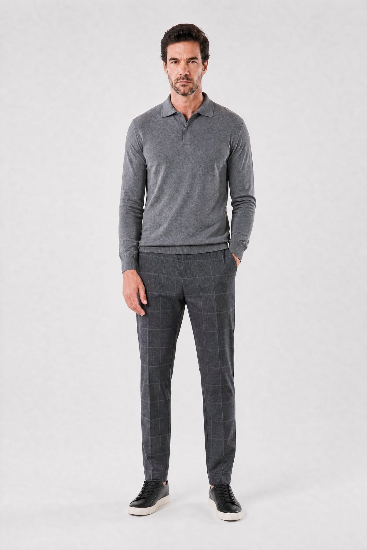 Calça Social Masculina Xadrez