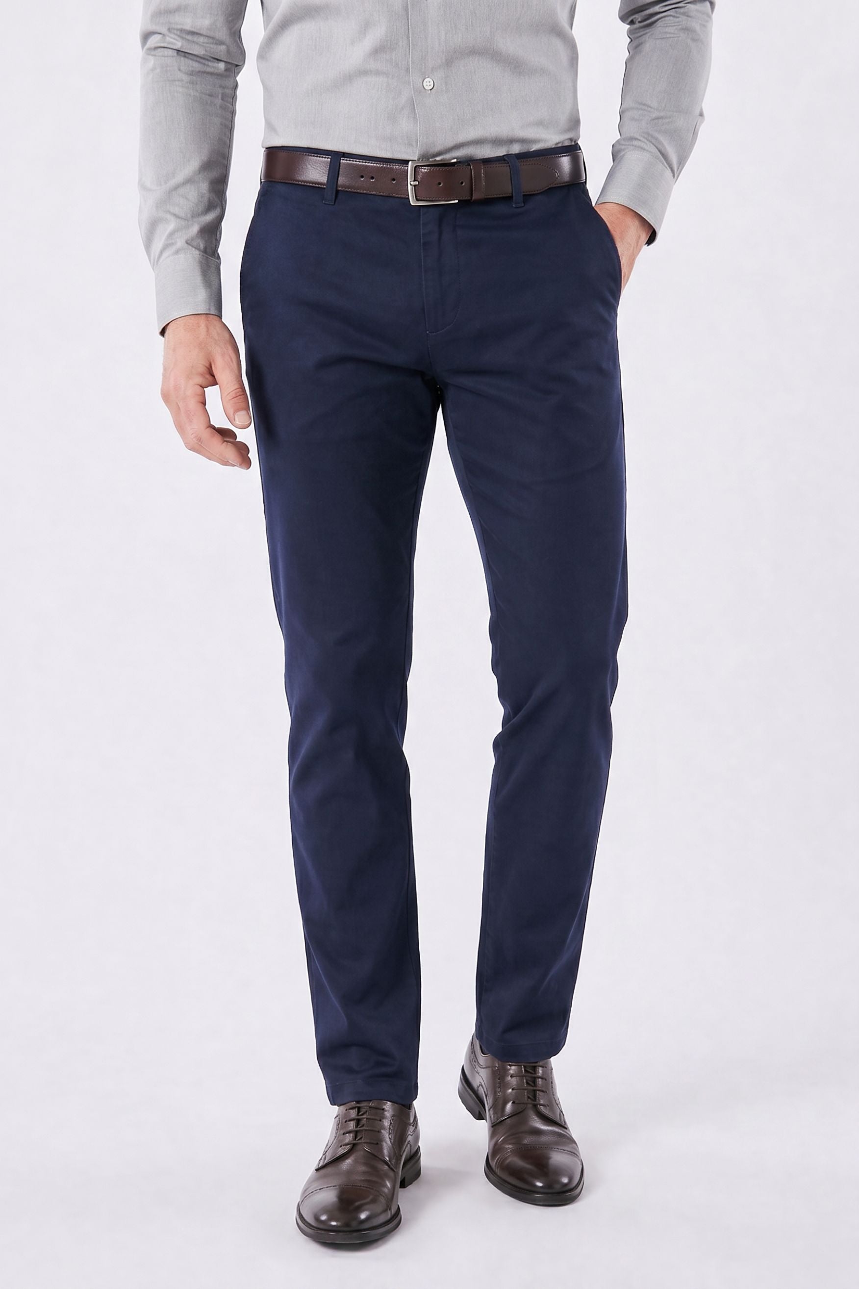 Calça Social Masculina de Estrutura Limpa