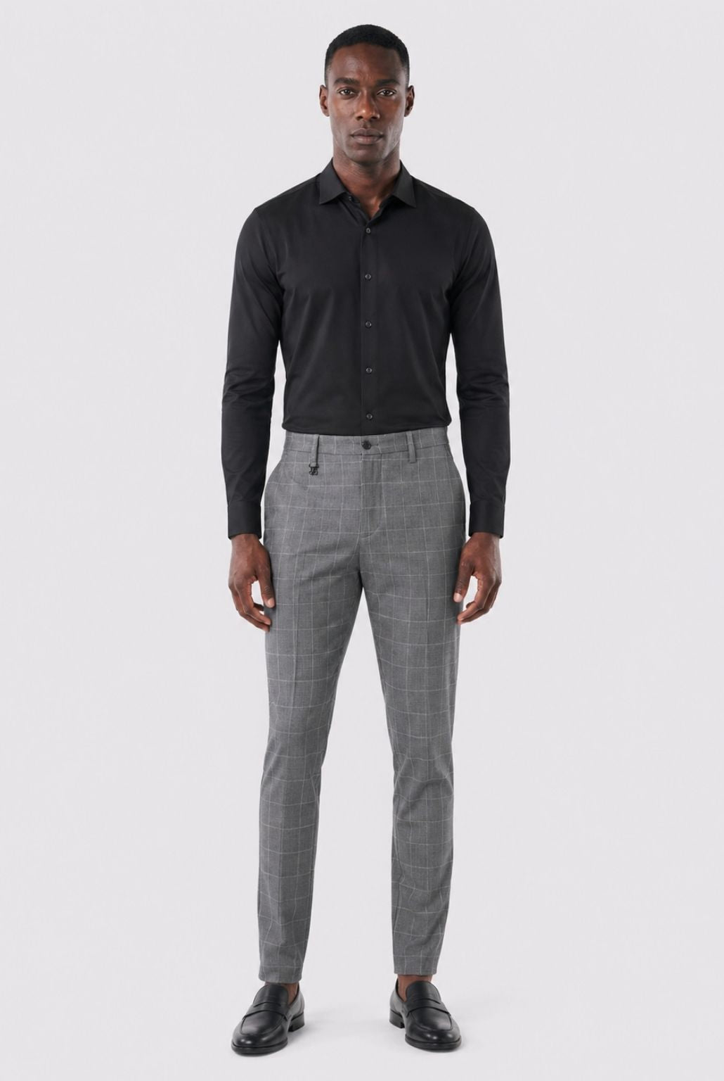 Calça Social Xadrez Masculina Avellar