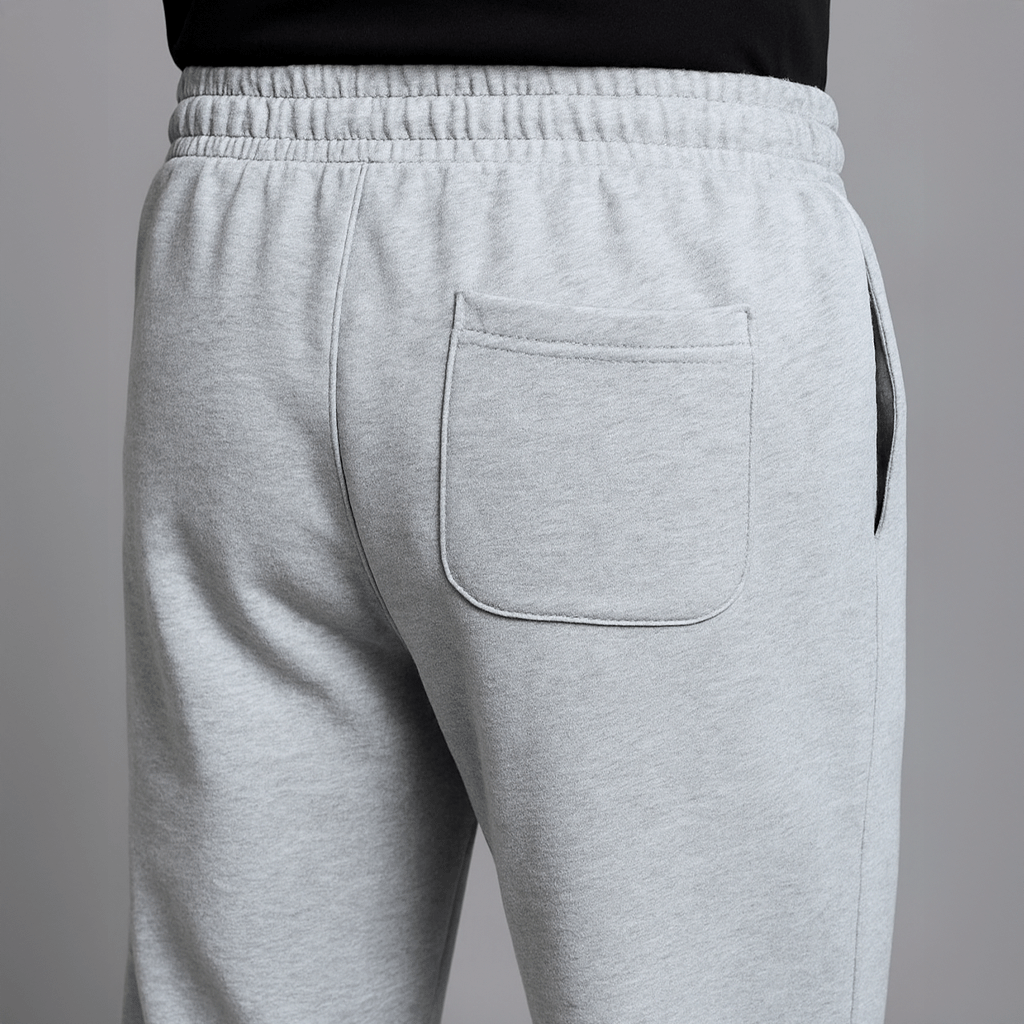 Calça Moletom Masculina Fiorinni cinza detalhes