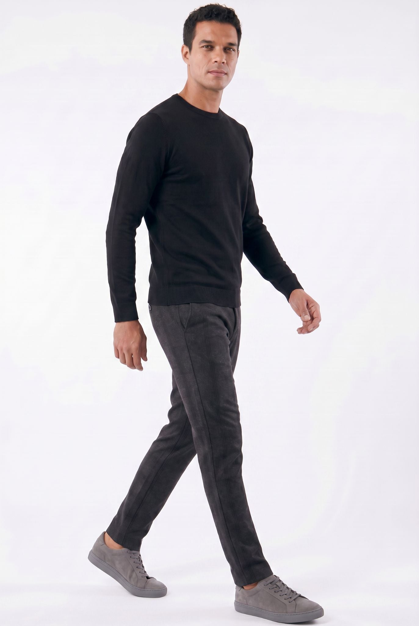 Calça de Alfaiataria Xadrez Masculina
