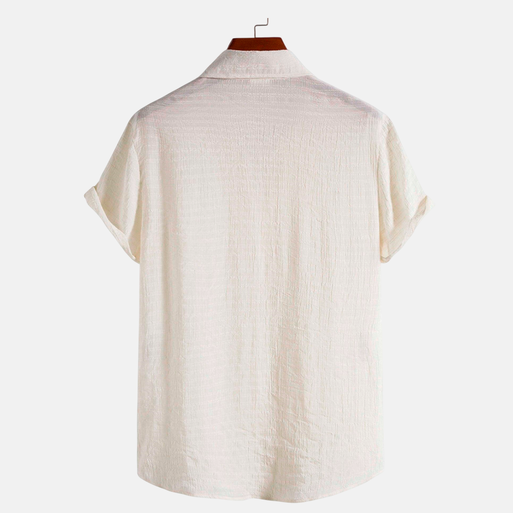 Camisa Manga Curta Fiorinni Playa Off White