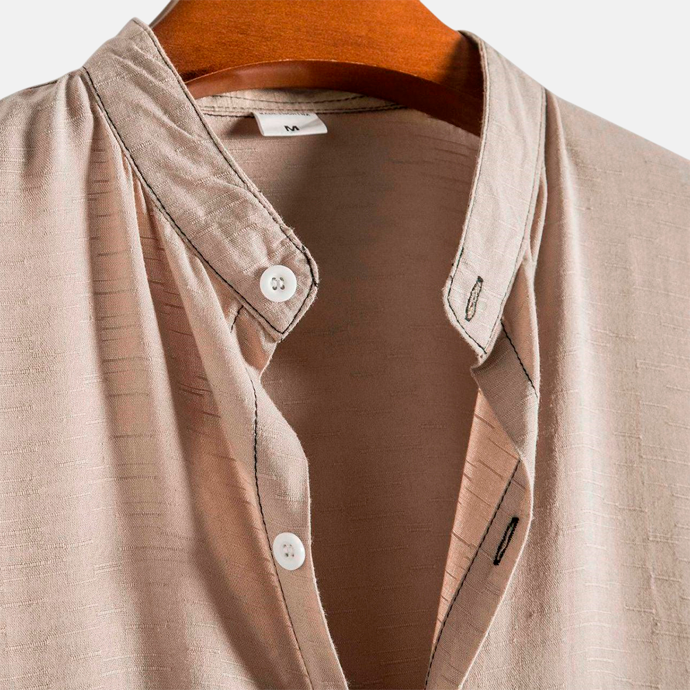 Camisa Masculina Lisa Gola Padre Fiorinni Essentials - golas