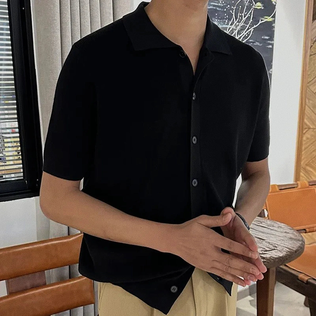 Camisa Polo Masculina Fiorinni Estepona Preto