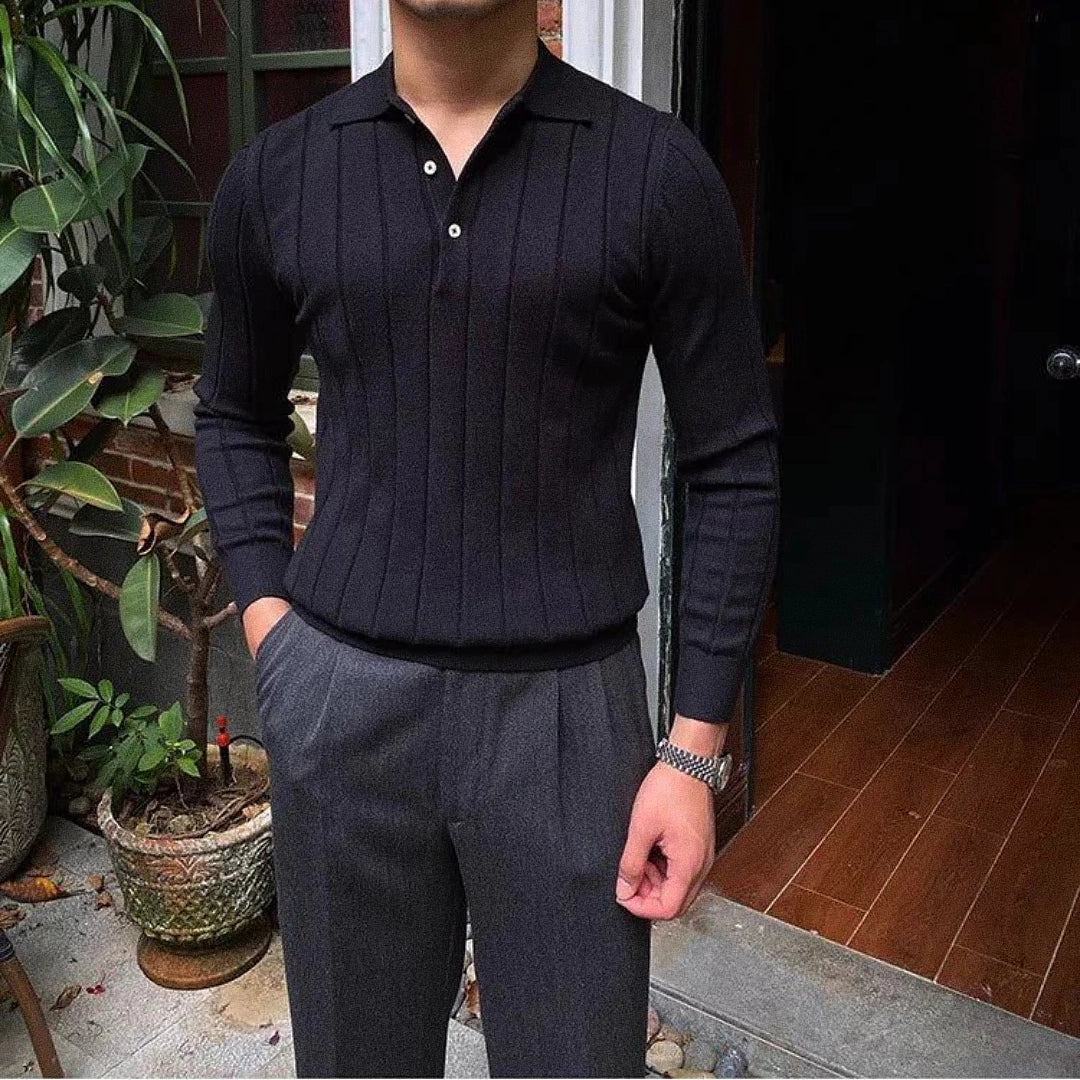 Camisa Polo Masculina Fiorinni Reus Preto