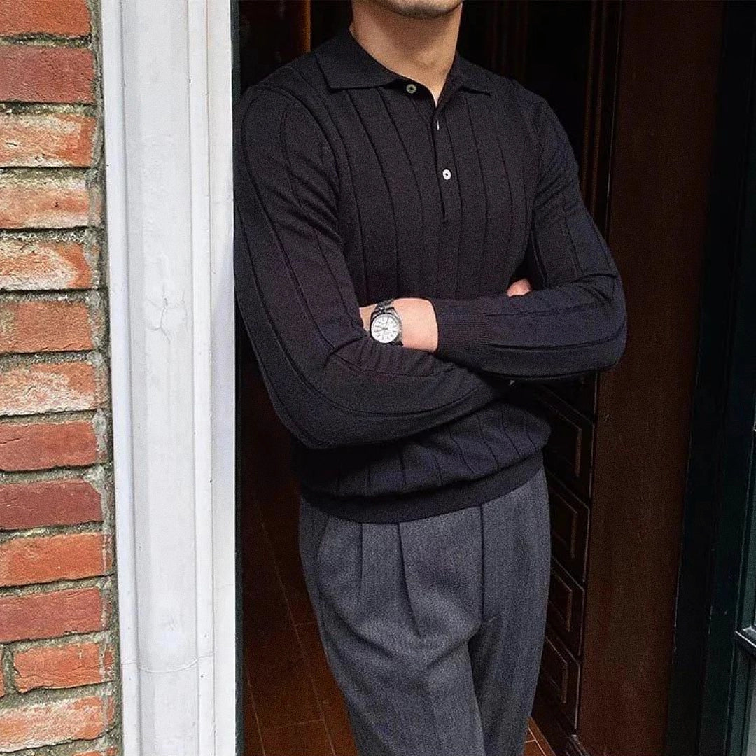 Camisa Polo Masculina Fiorinni Reus Preto