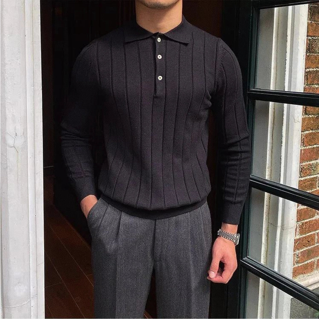 Camisa Polo Masculina Fiorinni Reus Preto