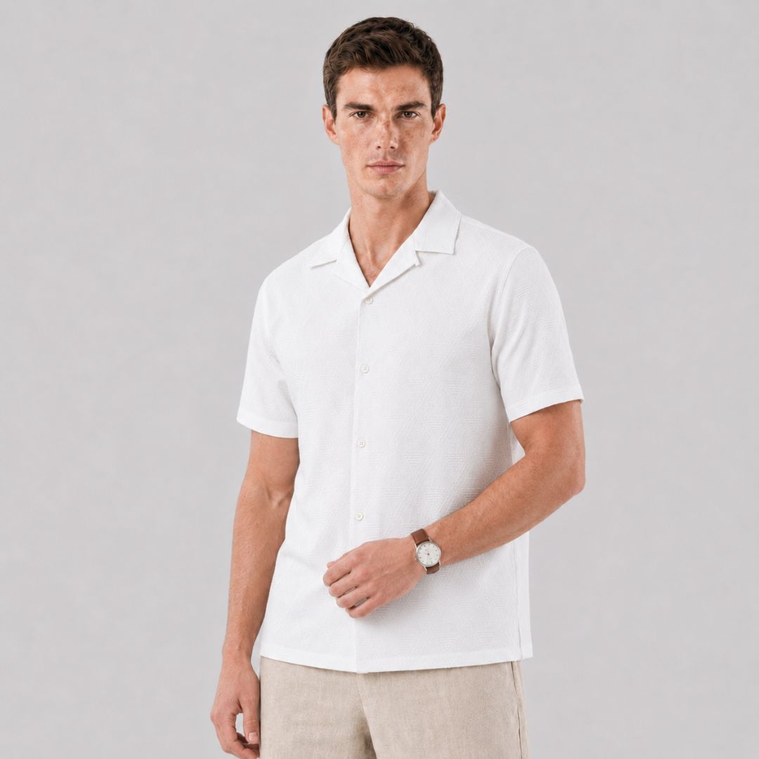 Camisa Resort Masculina Toledo branco