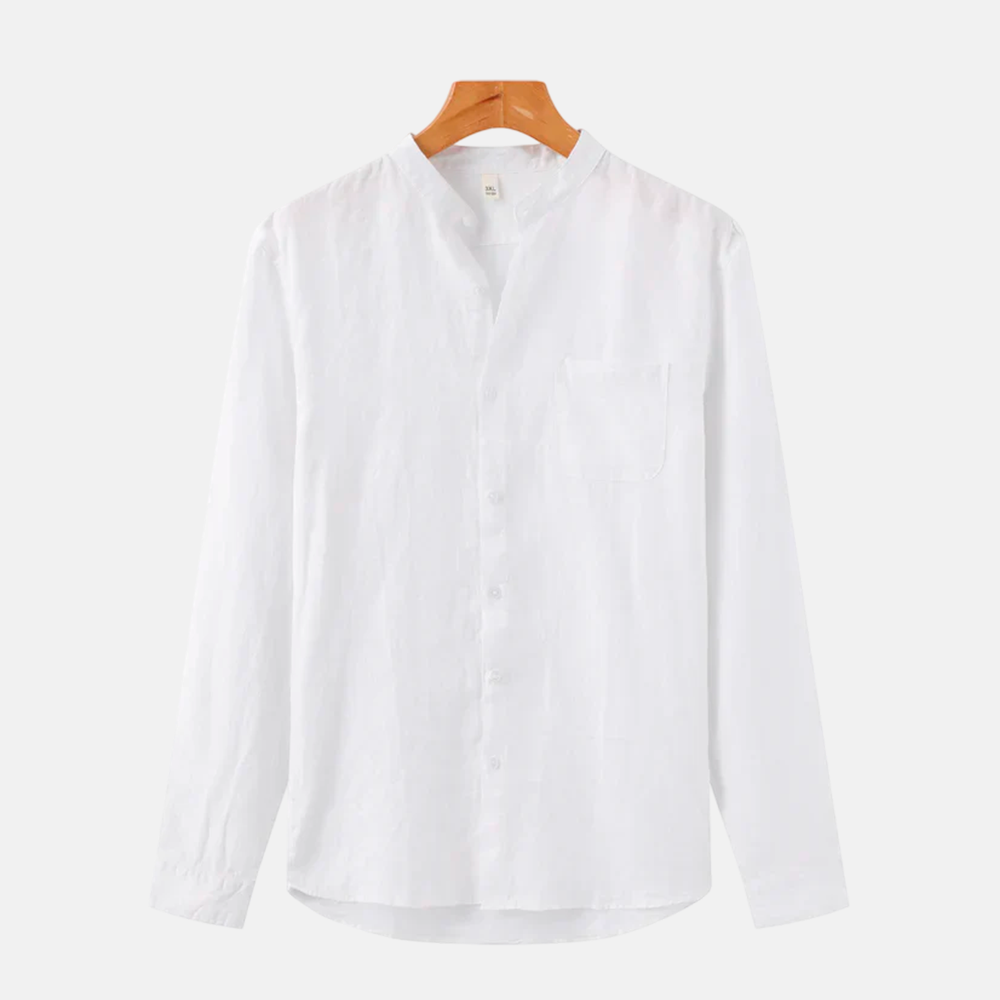 Camisa Social Masculina Fiorinni de Linho branco