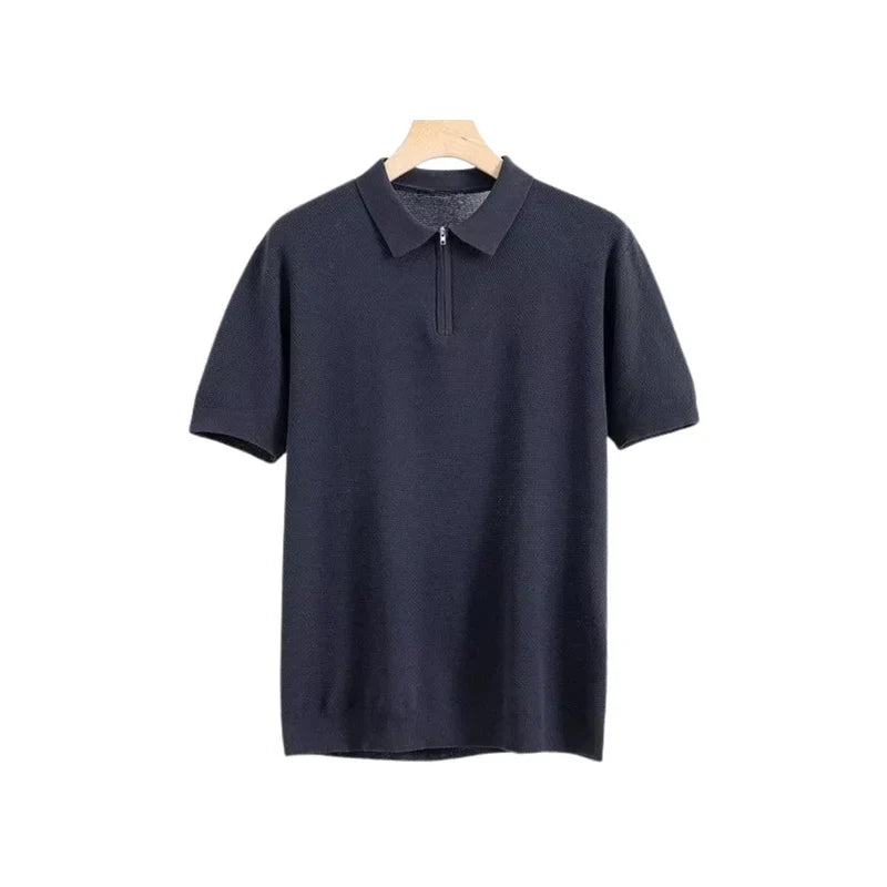 Camisa Polo Masculina Fiorinni Santorini azul marinho
