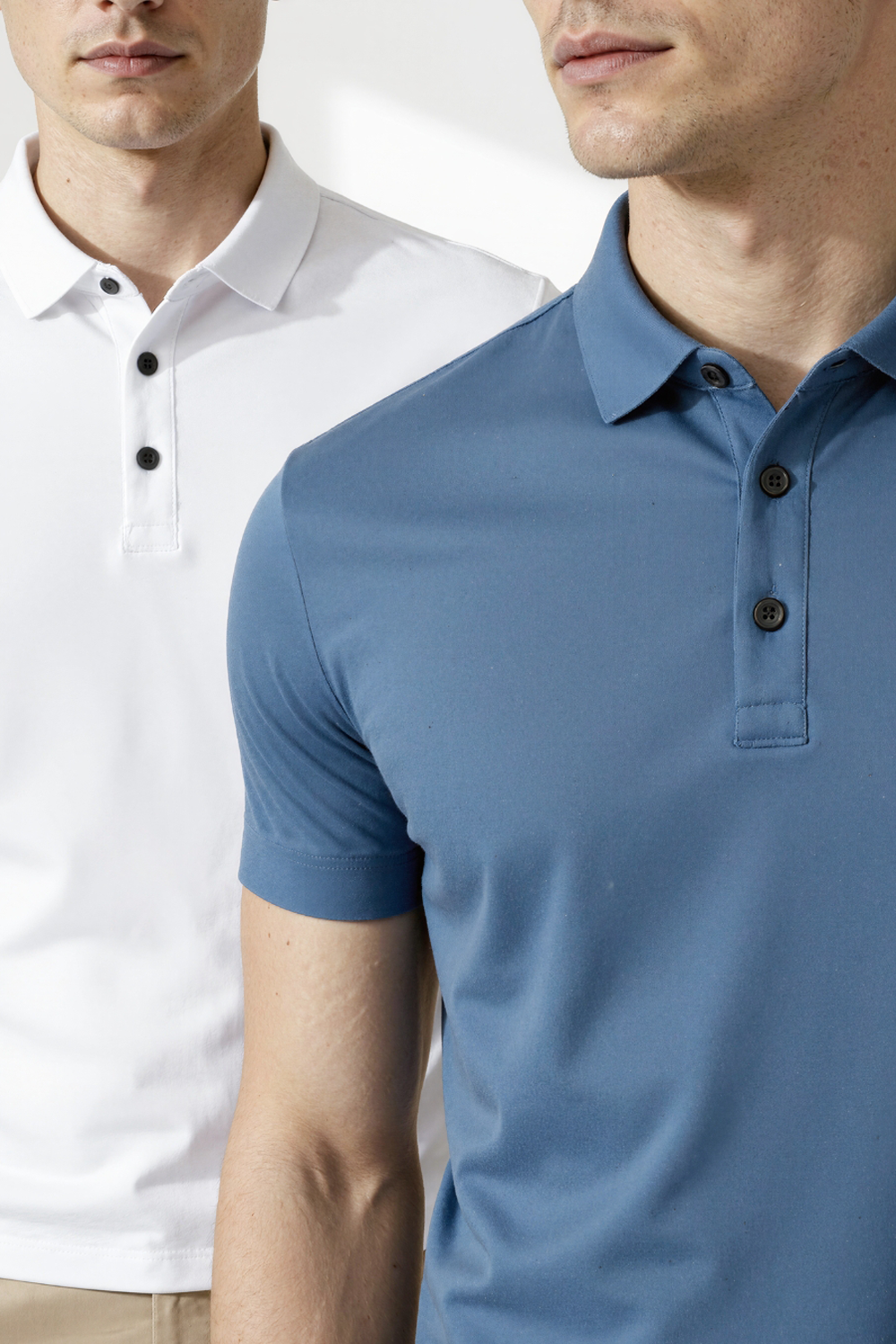 Camisa Polo Masculina em Seda Gelo Fiorinni
