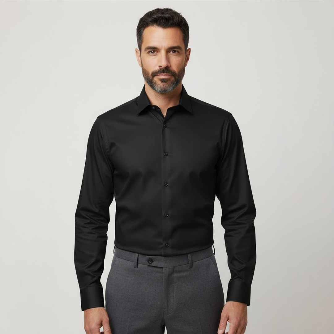 Camisa Social Masculina Fiorinni preta