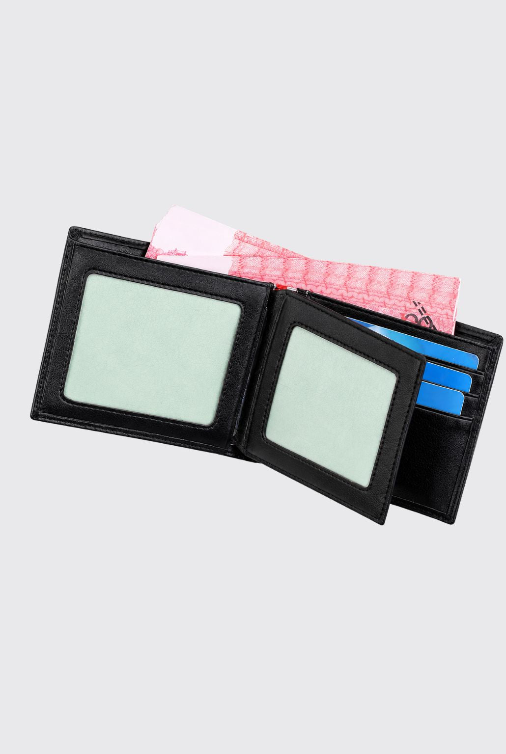 Carteira Masculina em Couro Sage