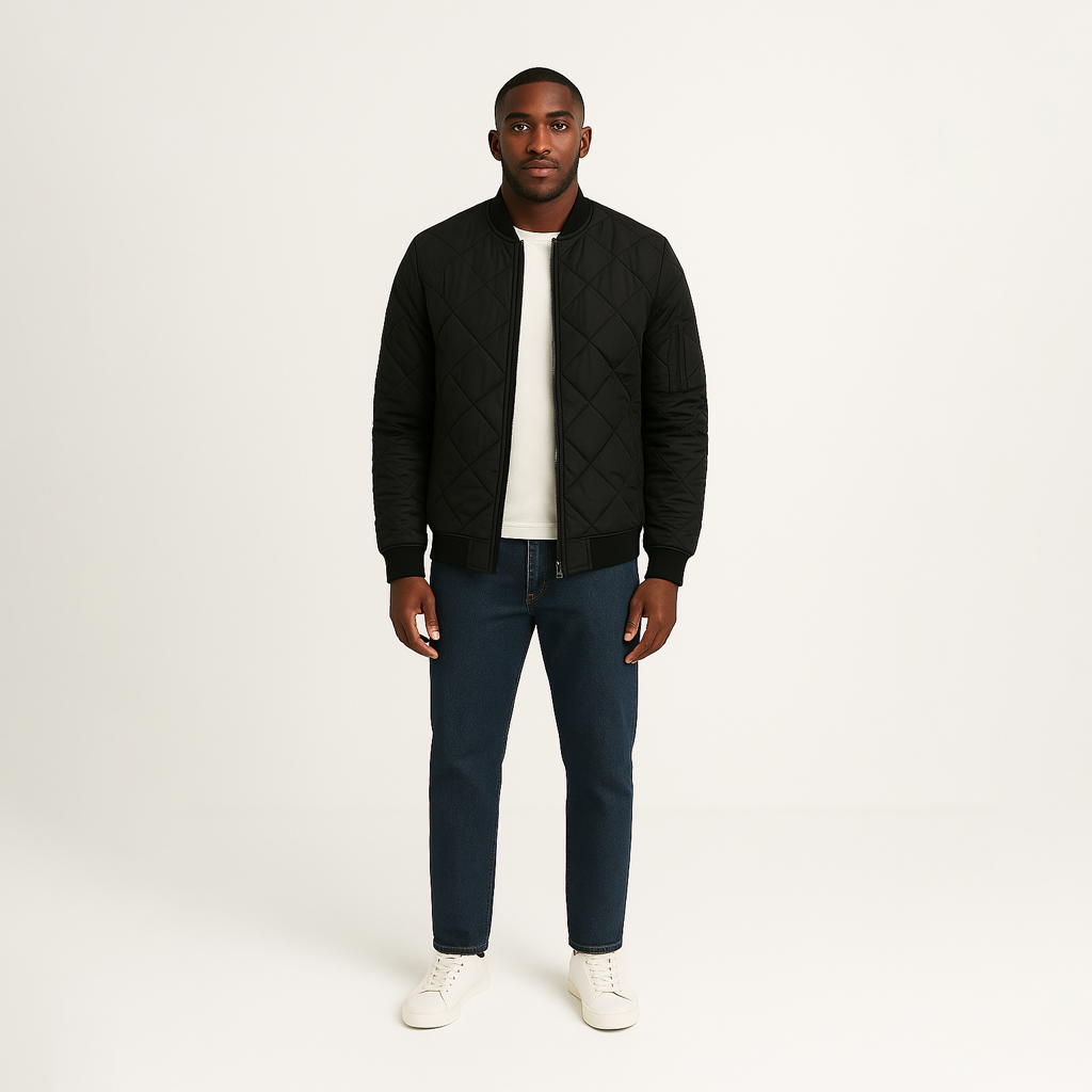 Casaco Masculino de Inverno Forrado Fiorinni- prto