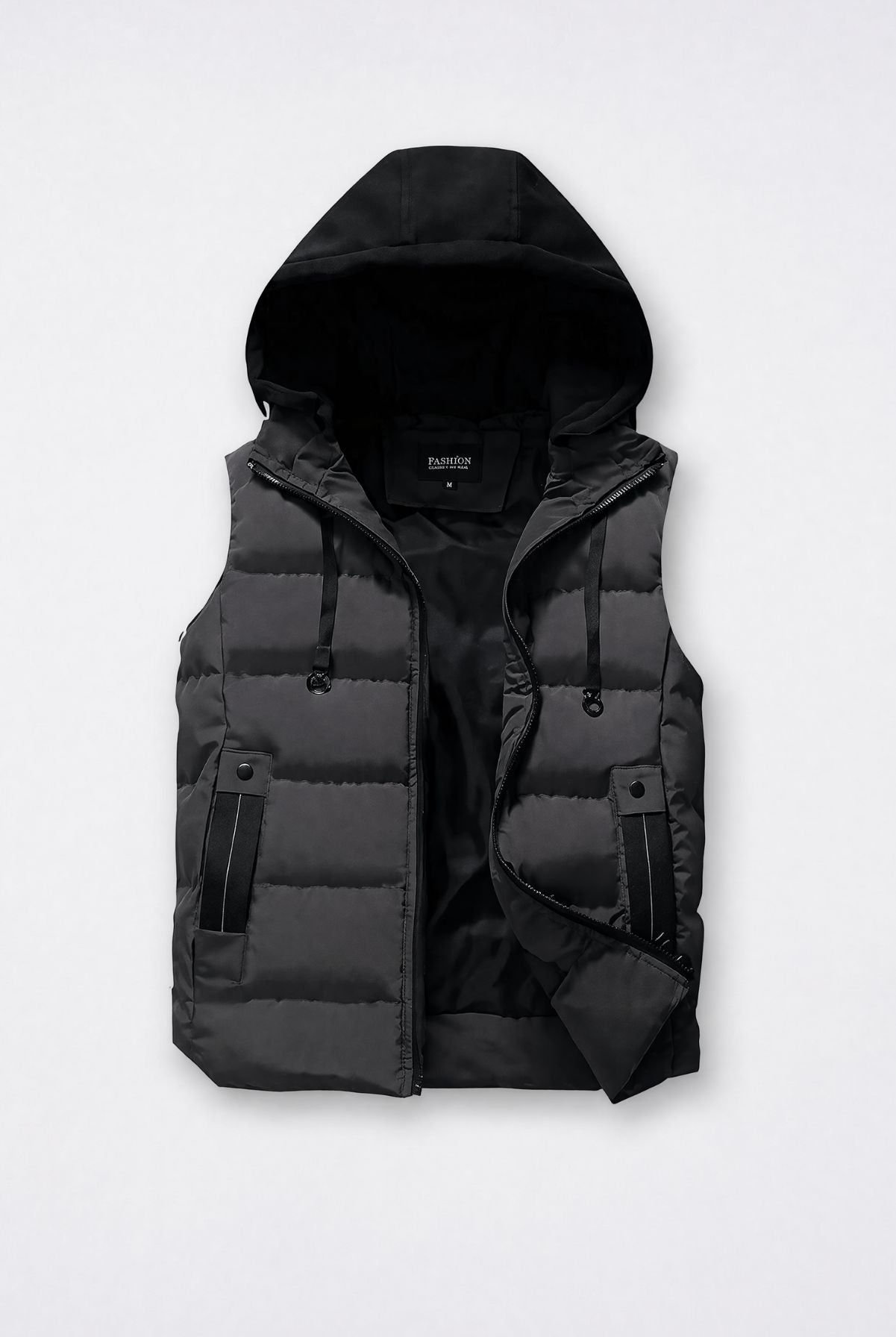 Colete Masculino Puffer com Capuz Norven