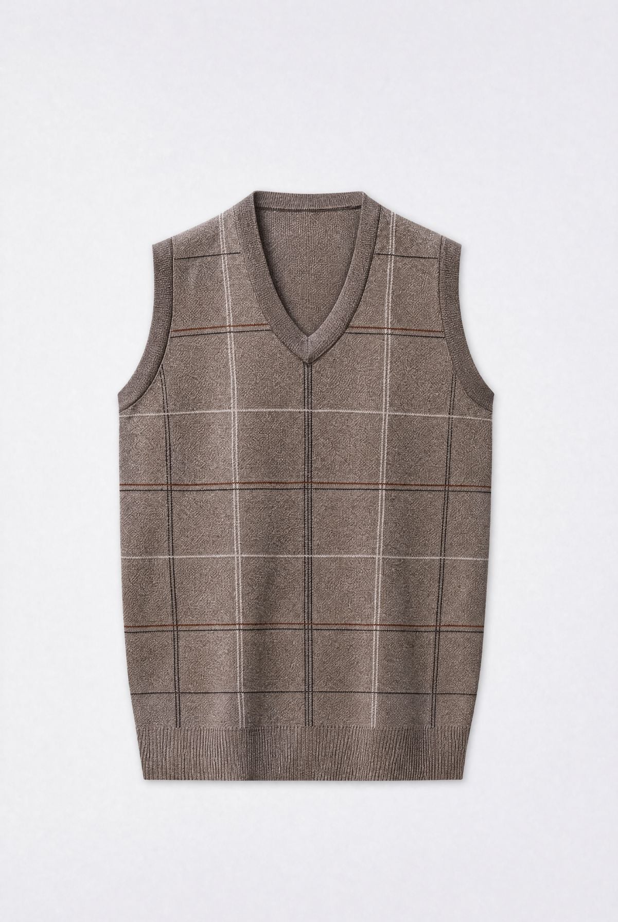Colete Masculino Tricot com Estampa Geométrica Cassel