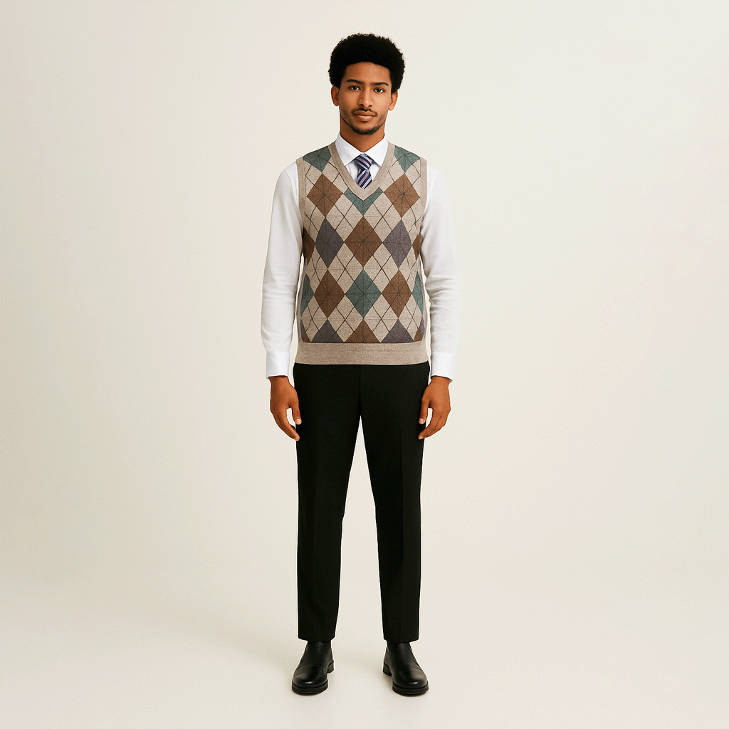 Colete Masculino Tricot Fiorinni Diamond