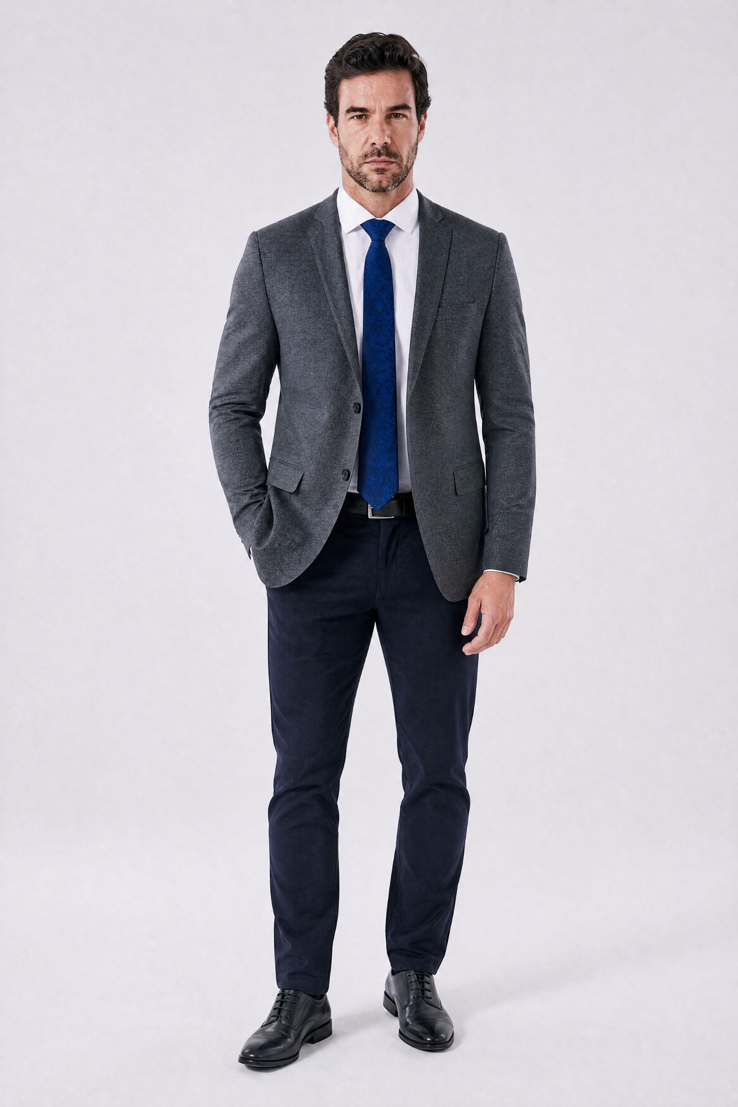 Gravata Masculina Estampada em Seda 1200 Fios