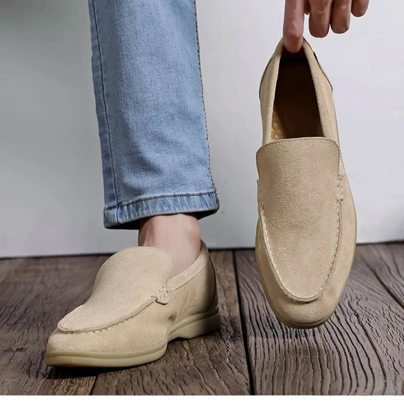 Loafer Masculino em Camurça Lucca