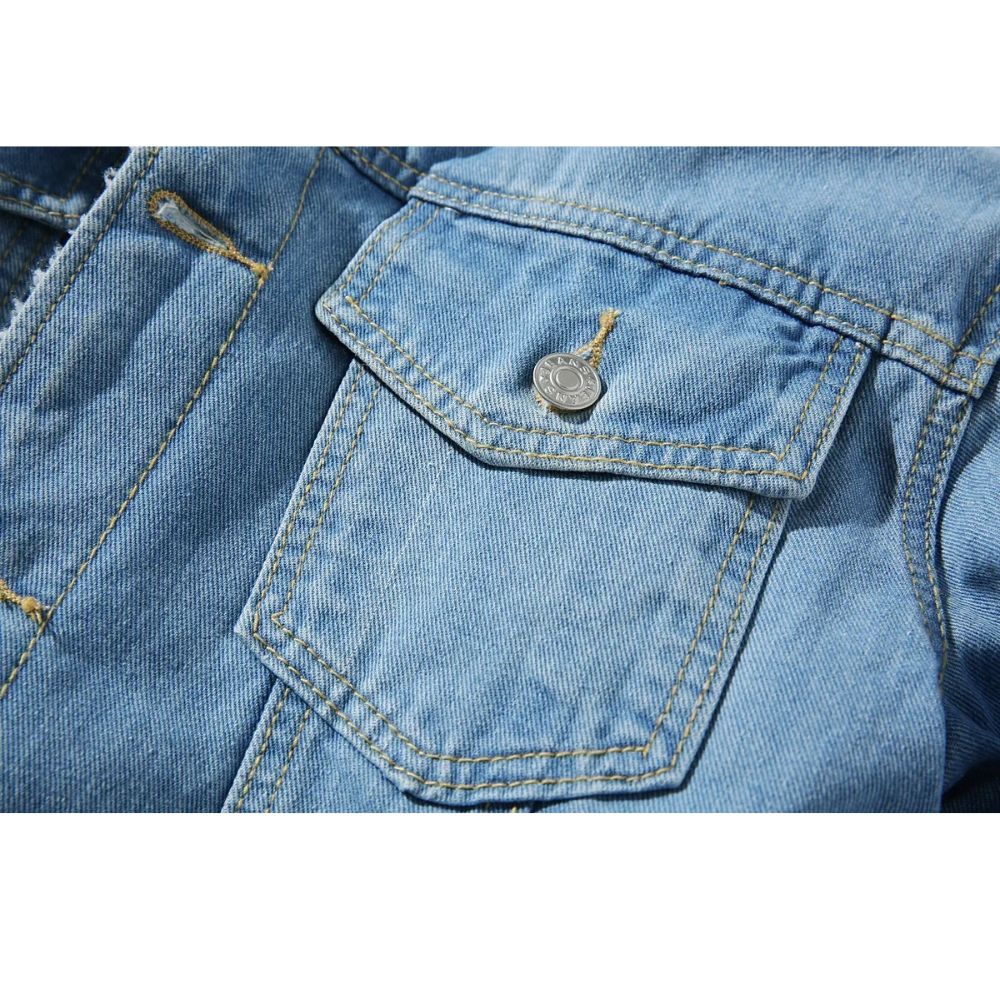 Jaqueta Jeans Masculina Fiorinni Modern - detalhes