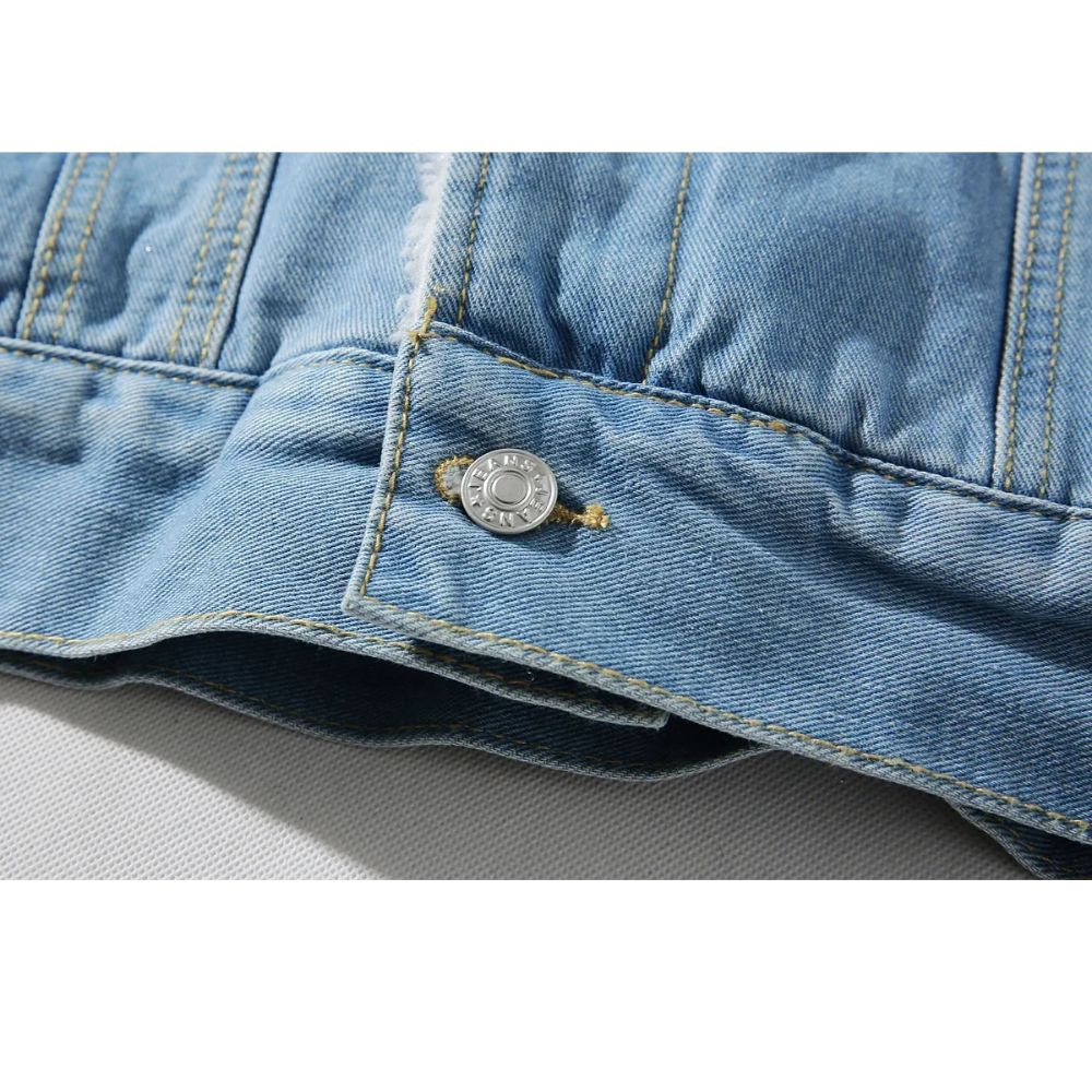 Jaqueta Jeans Masculina Fiorinni Modern - detalhes