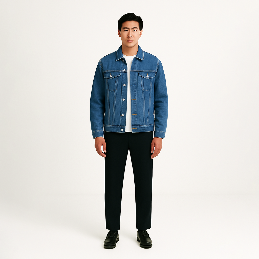 Jaqueta Masculina Jeans Acolchoado Fiorinni Basic