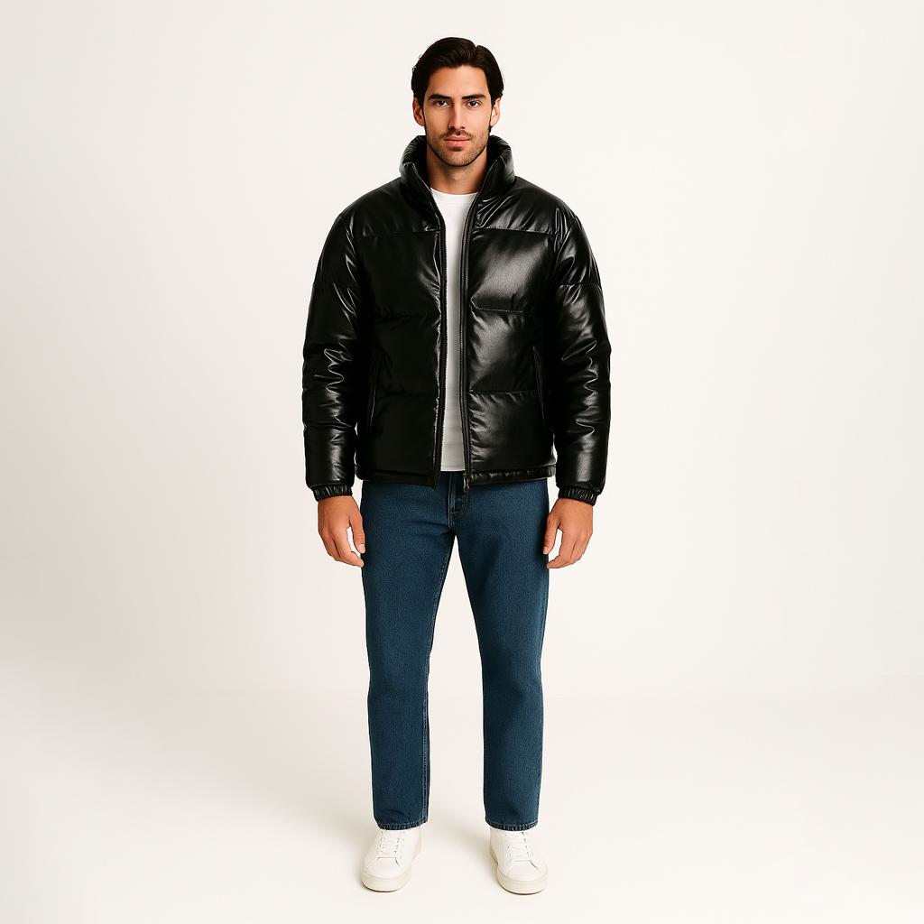 Jaqueta Puffer Masculina de Inverno Fiorinni