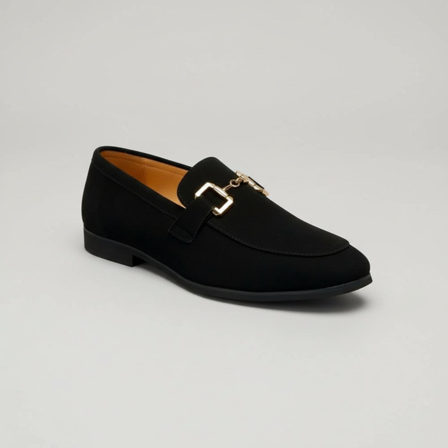 Mocassim Loafer Masculino Afivelado preto