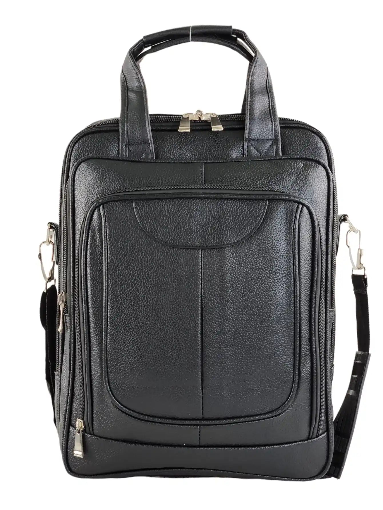 Mochila Executiva em Couro Fiorinni Zurich preto