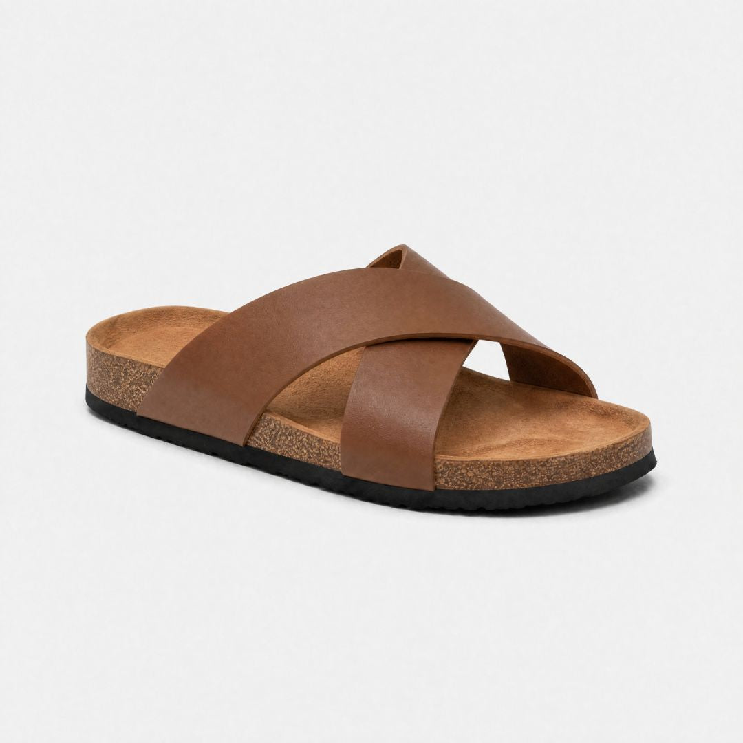 Sandália Masculina Areno cáqui