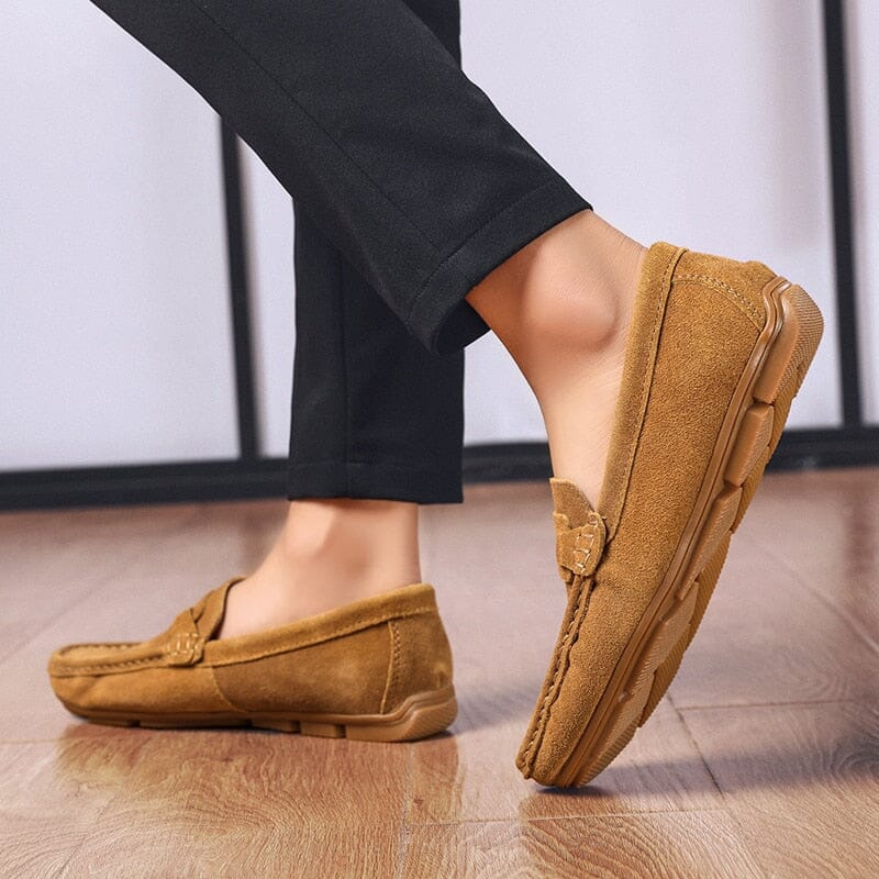 Sapato Mocassim Masculino de Camurça Fiorinni