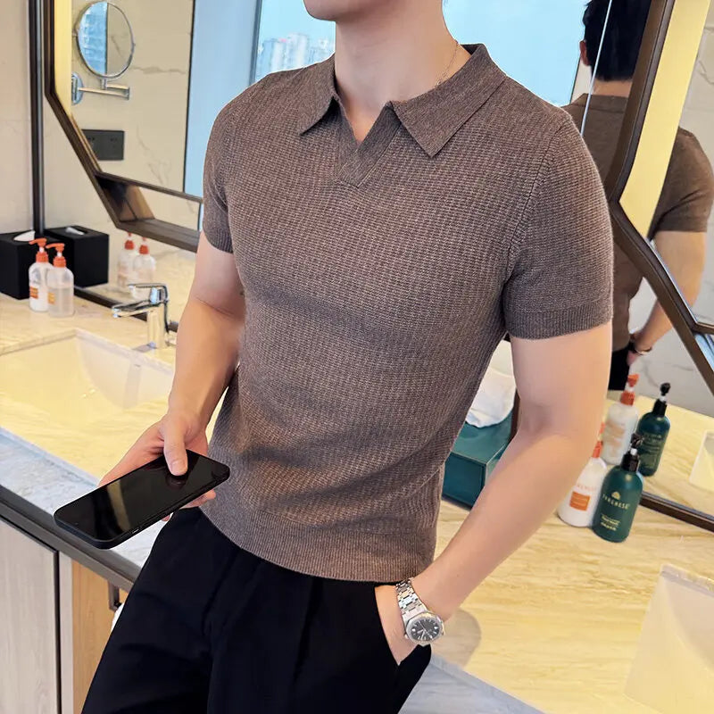 Camisa Polo Tricot Masculina Monza