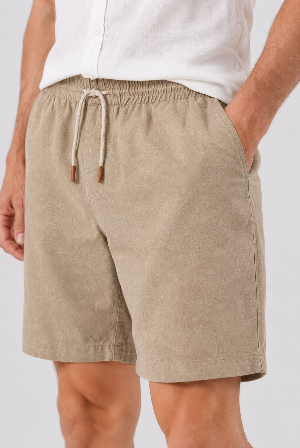 Short Masculinho em Linho Mykonos