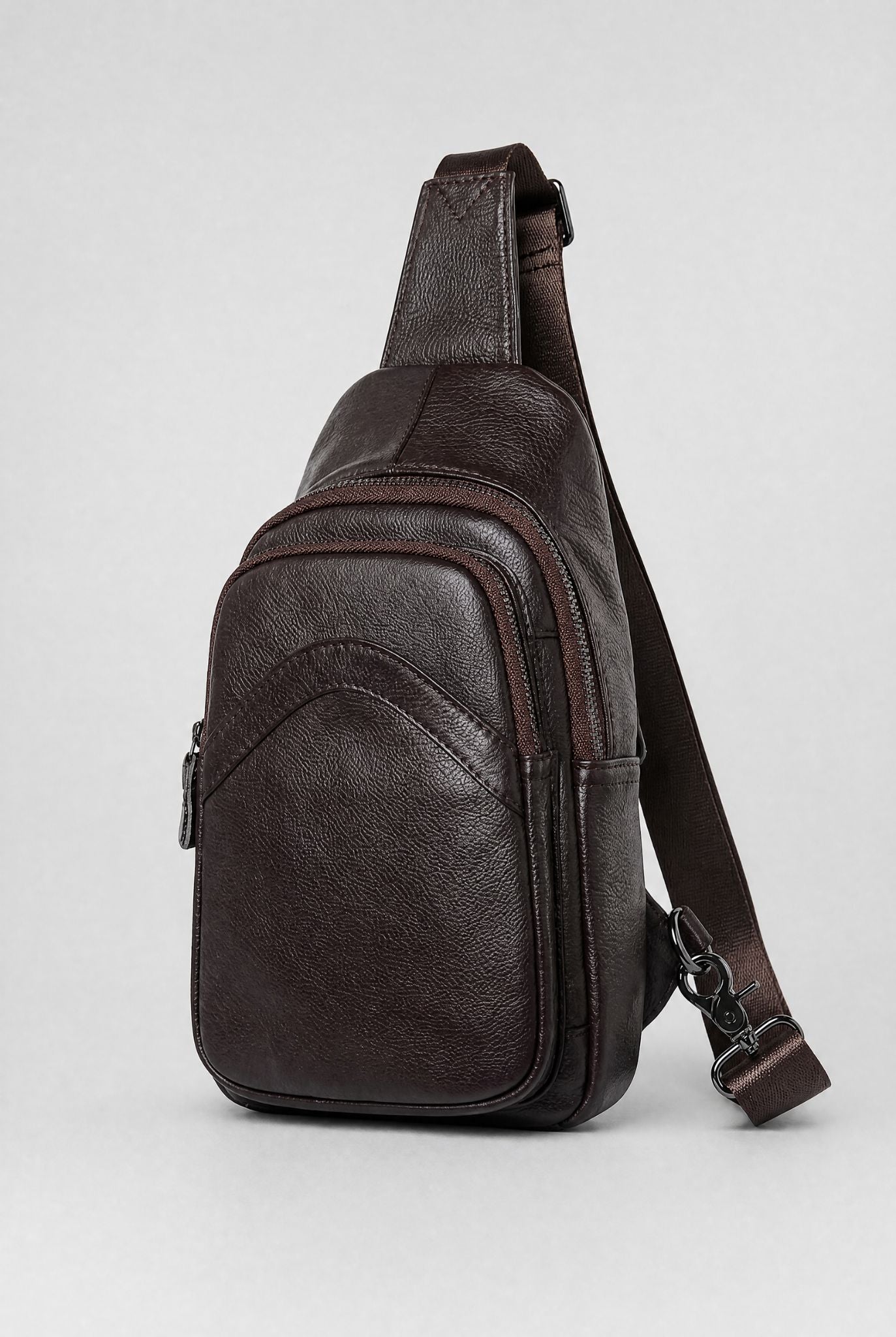 Shoulder Bag Masculina em Couro Hanoi