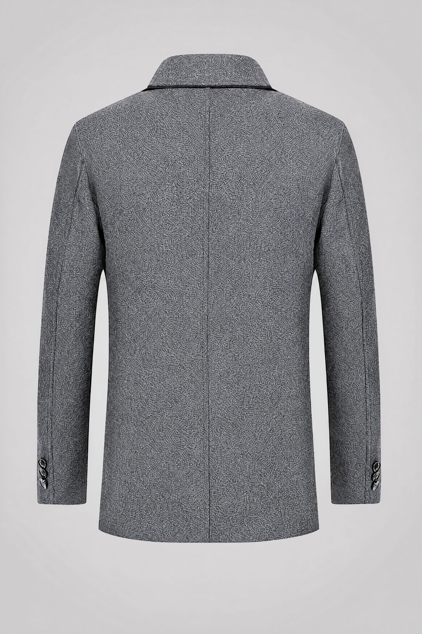 Sobretudo Masculino Curto De Lã Denmark