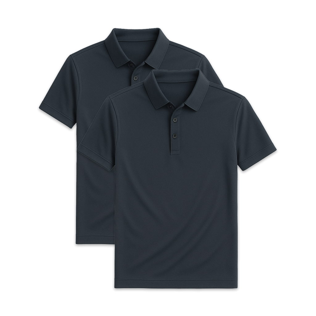 Conjunto 2 Camisas Polos em Seda Gelo Fiorinni