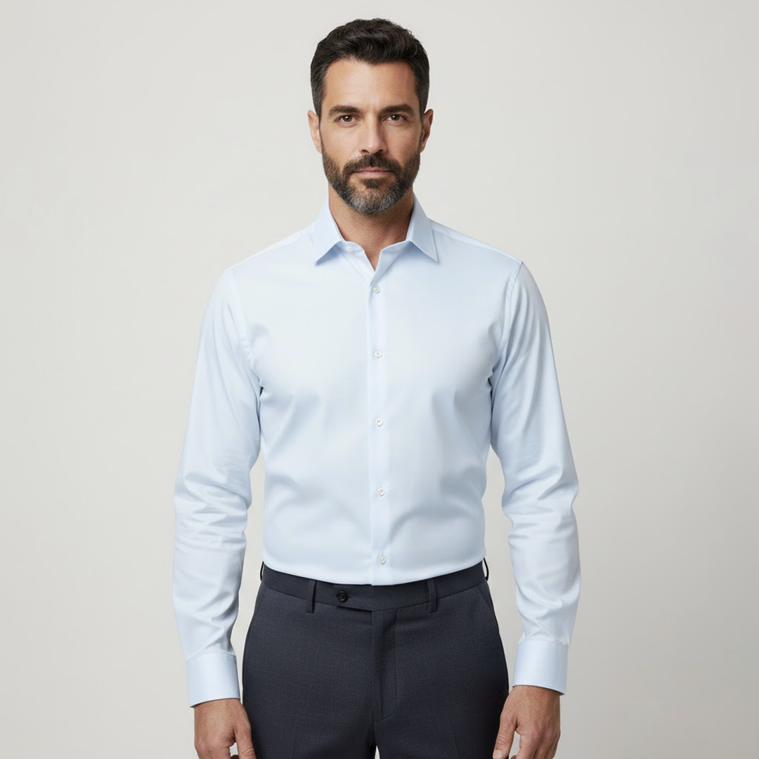 Camisa Social Masculina Fiorinni azul
