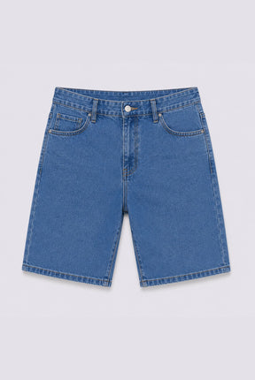 Bermuda Jeans Masculina Corte Reto