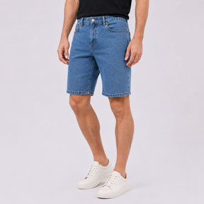 Bermuda Jeans Masculina Corte Reto