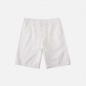 Bermuda Masculina Linho Capri branca 