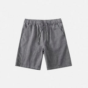 Bermuda Masculina Linho Capri cinza 