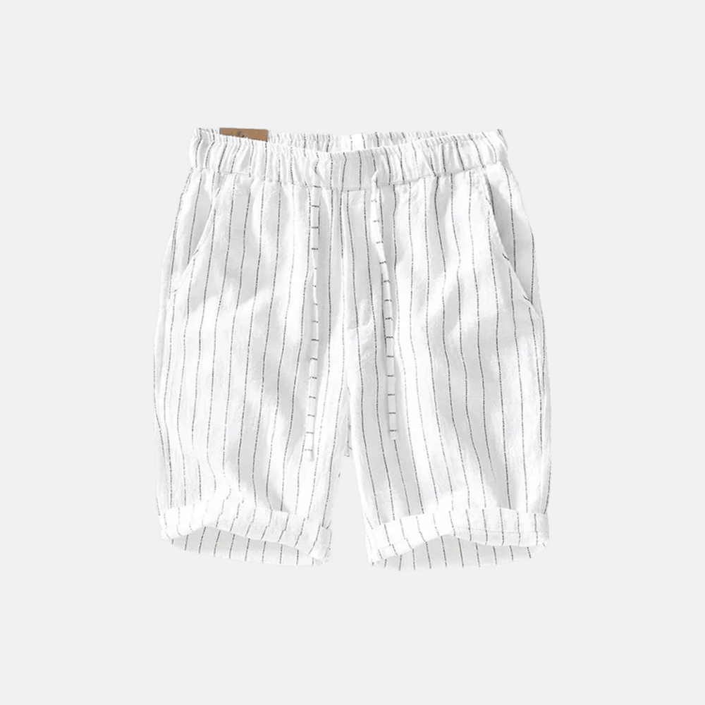 Bermuda Linho Masculina Fiorinni Firenze branca