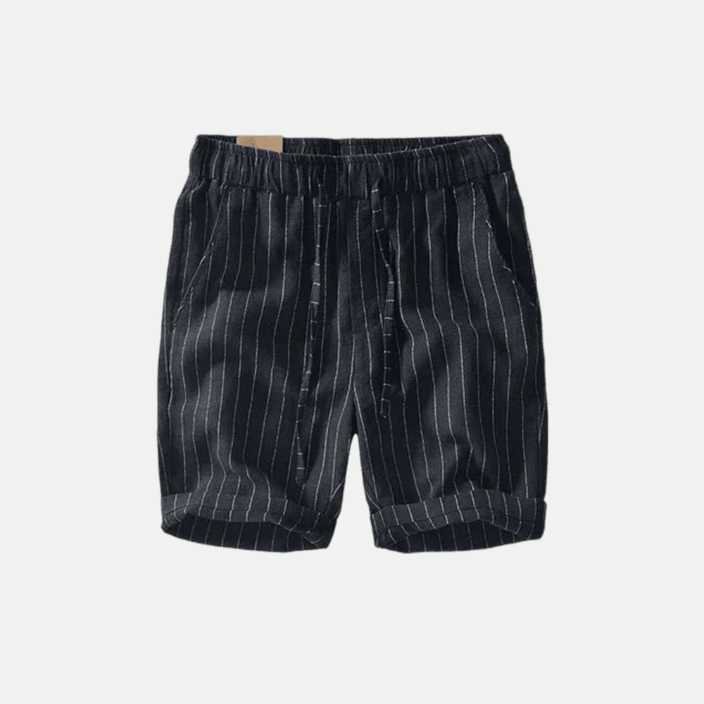Bermuda Linho Masculina Fiorinni Firenze preto